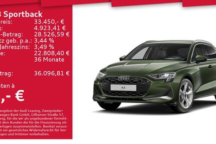 Audi A3 3.686 km 33.450 &euro; Dresden 01169