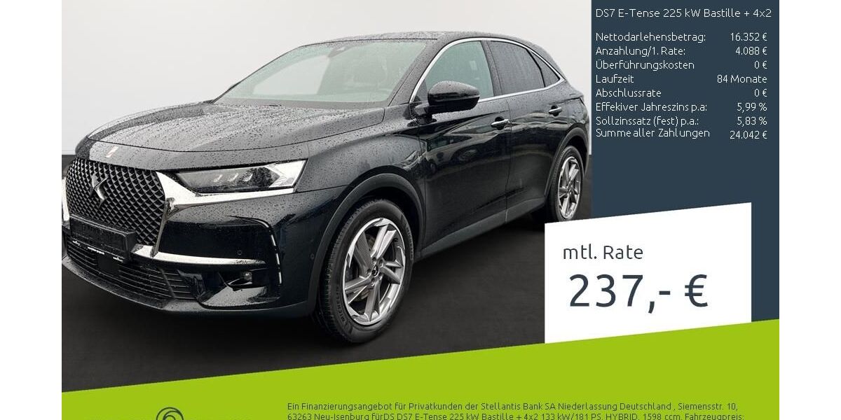 DS Automobiles DS7 (Crossback) 61.287 km 20.554 &euro; Ahaus 48683