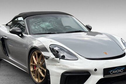 Porsche 718 Boxster Spyder Chrono Schalen PASM Approved 35.563 km 51.900 &euro; Wuppertal 42327