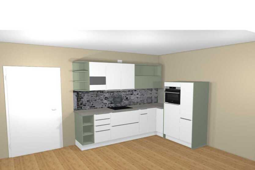 3-Raum Wohnung mit Balkon und neuer Einbauküche -WG geeignet 3 zimmer