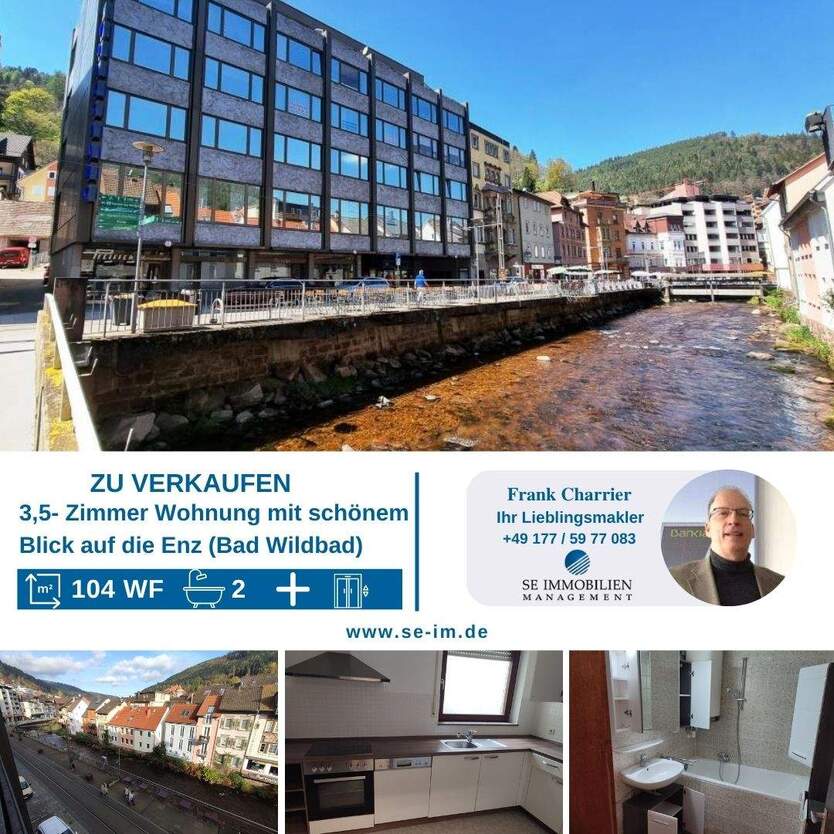 Große 3 Zimmer Whg. mit schönem Blick auf die Enz 3 zimmer