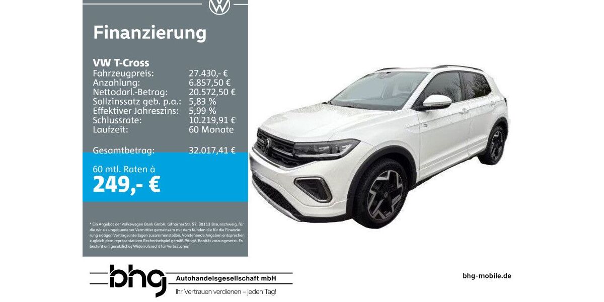 VW T-Cross 9.178 km 27.430 &euro; Kehl 77694