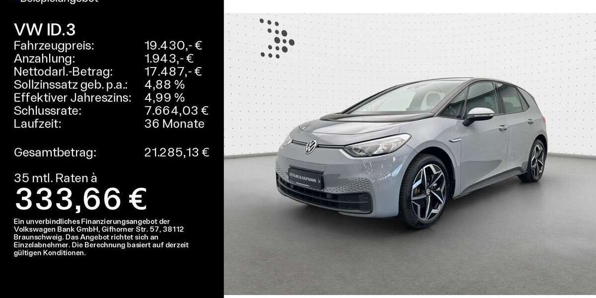 VW ID.3 59.067 km 16.980 &euro; Hofheim 65719