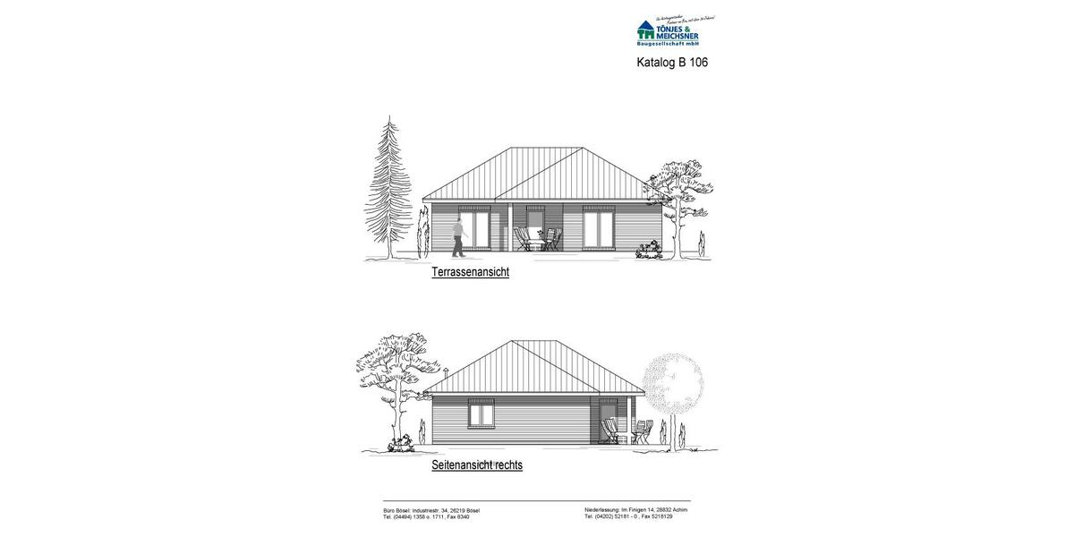 Bungalow Wiefelstede - 4 Zimmer, 102 m&sup2;, 266.900&euro; | Angebot:8792417