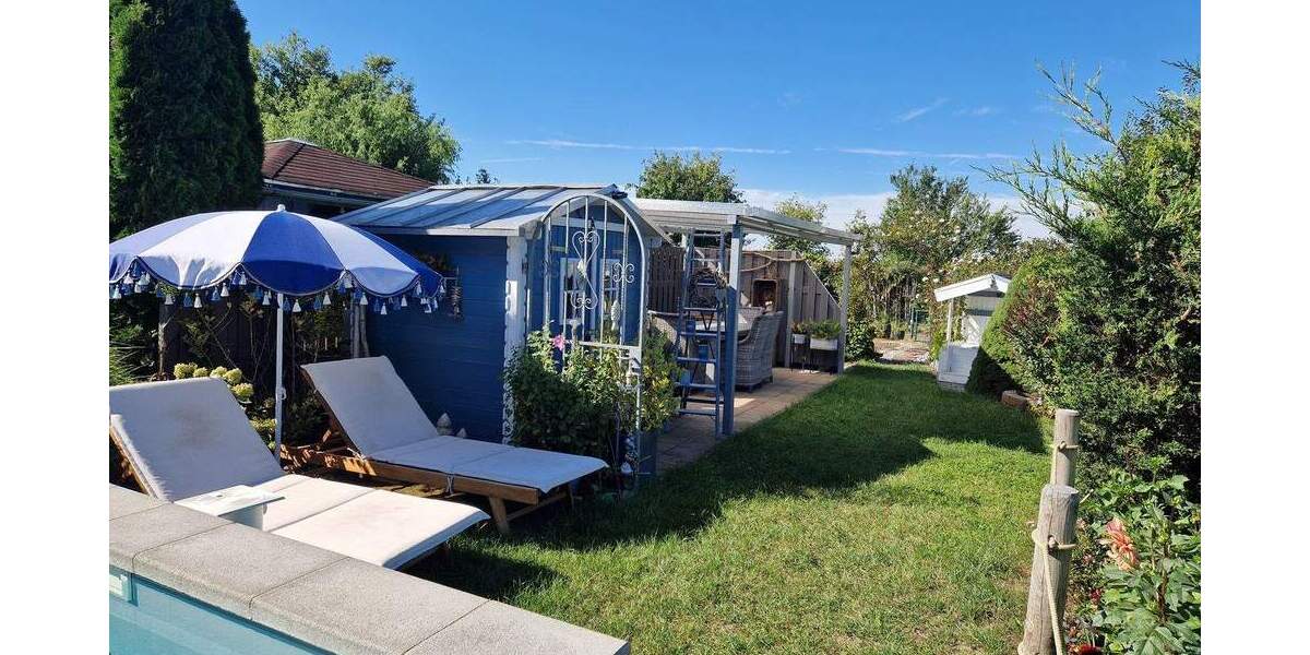 Modernisiertes Reihenmittelhaus mit Pool, idyllischem Garten in Wörmlitz Halle (Saale) 4 zimmer