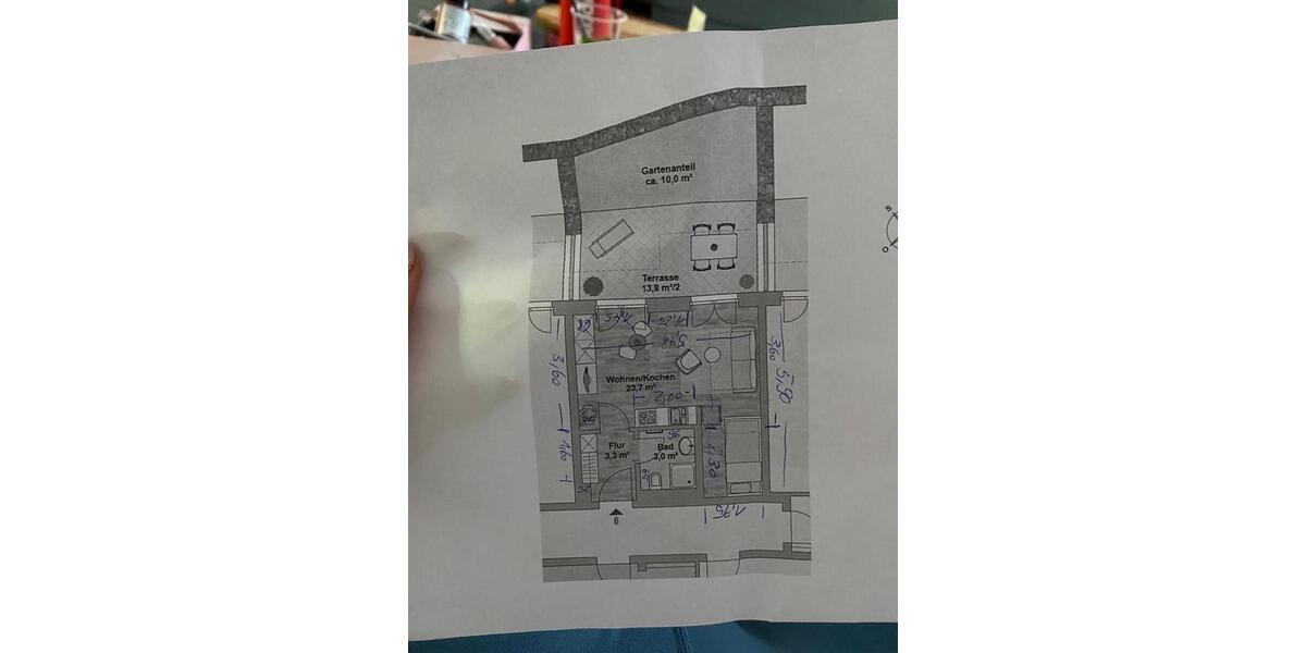 Erdgeschoßwohnung Dresden Neustadt - 1 Zimmer, 37 m&sup2;, 615&euro; | Angebot:26356208
