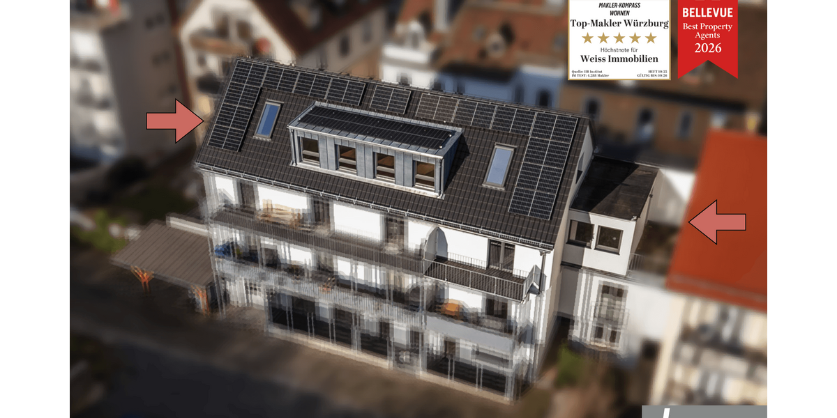 Etagenwohnung Würzburg Hubland - 4 Zimmer, 122 m&sup2;, 695.000&euro; | Angebot:24658178