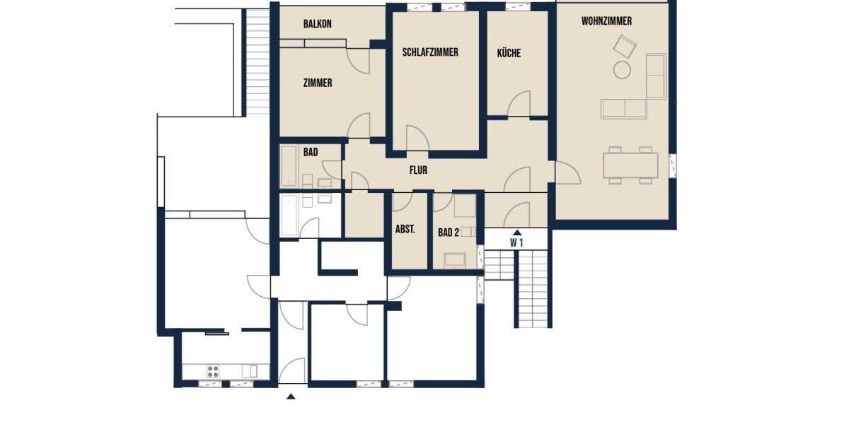Etagenwohnung Mühldorf am Inn - 3 Zimmer, 130 m&sup2;, 779.900&euro; | Angebot:26786263