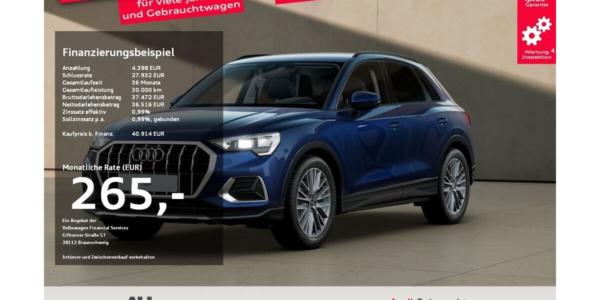 Audi Q3 9.067 km 40.914 &euro; Osterode 37520