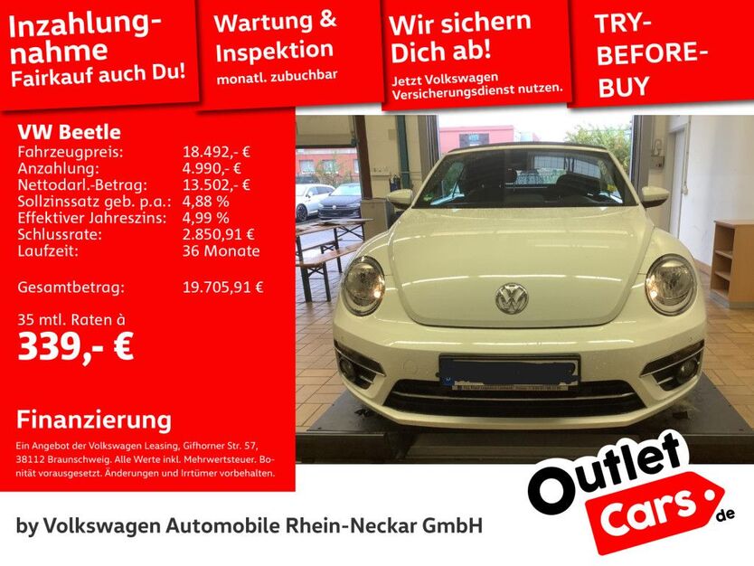 VW Beetle 49.204 km 18.492 € Mannheim 68309
