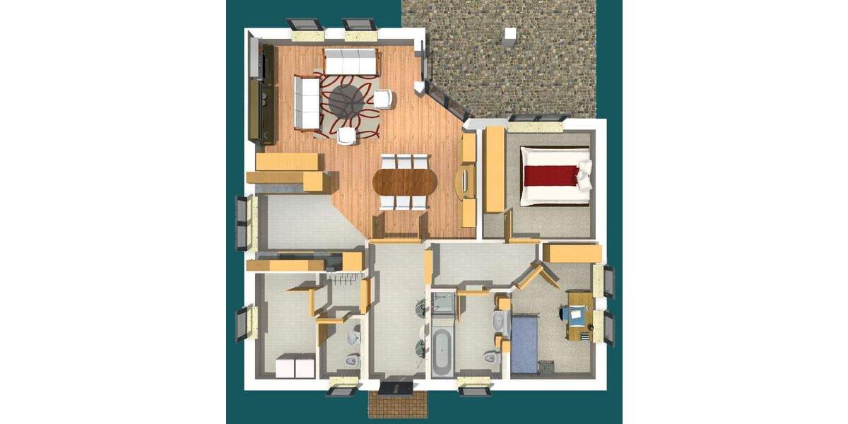 Bungalow Wagenfeld Varrel - 3 Zimmer, 104 m&sup2;, 347.900&euro; | Angebot:25705204