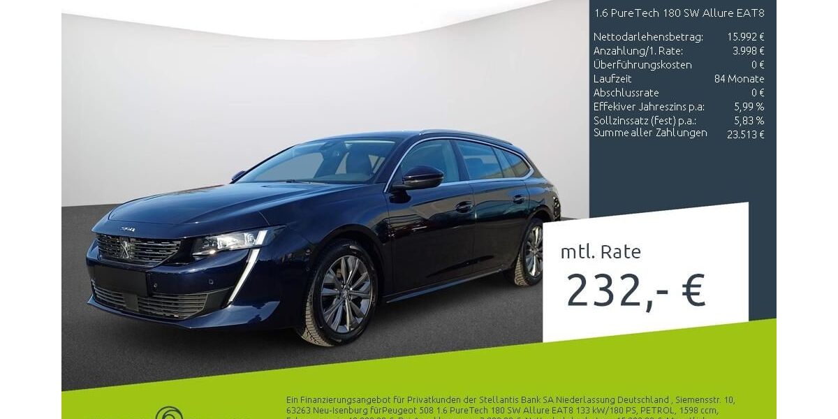 Peugeot 508 78.080 km 18.970 &euro; Bocholt 46395