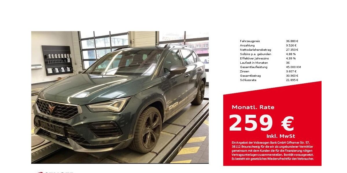 Cupra Ateca 19.263 km 35.880 &euro; Bielefeld 33609