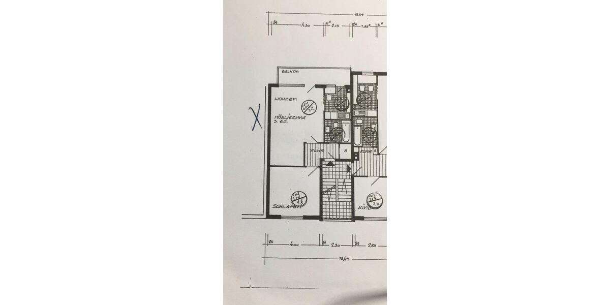 Etagenwohnung Kaiserslautern Engelshof - 2 Zimmer, 54 m&sup2;, 140.000&euro; | Angebot:27022559