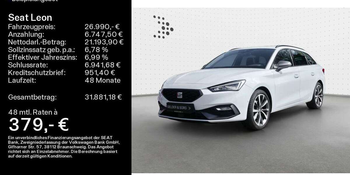 Seat Leon 31.119 km 26.990 &euro; Lichtenfels 96215