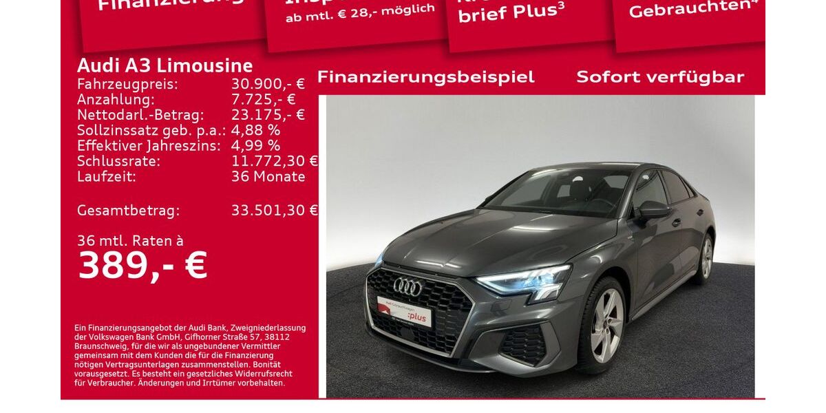Audi A3 21.500 km 30.900 &euro; Berlin 12489