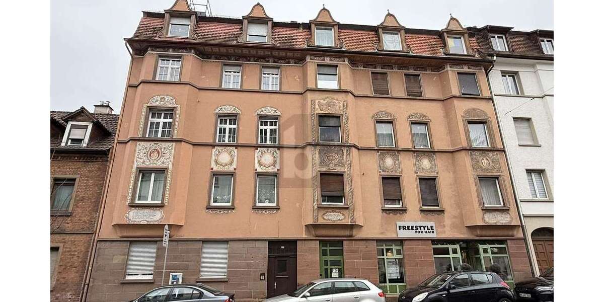 Etagenwohnung Pforzheim Weststadt - 2 Zimmer, 49 m&sup2;, 105.000&euro; | Angebot:27102186