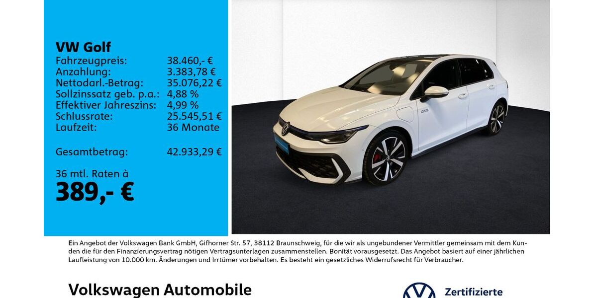 VW Golf 19.346 km 38.460 &euro; Leipzig 04178