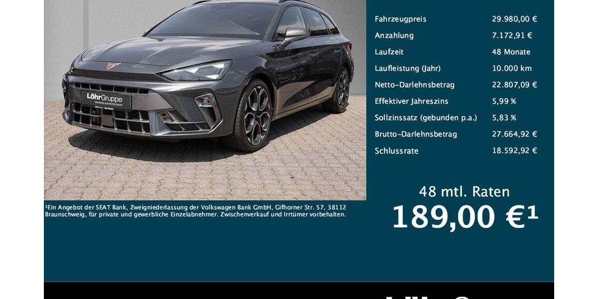 Cupra Leon 25.404 km 29.980 &euro; Neuwied 56564
