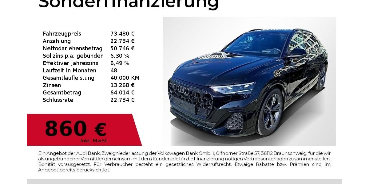 Audi Q8 39.900 km 73.480 &euro; Nürnberg 90411
