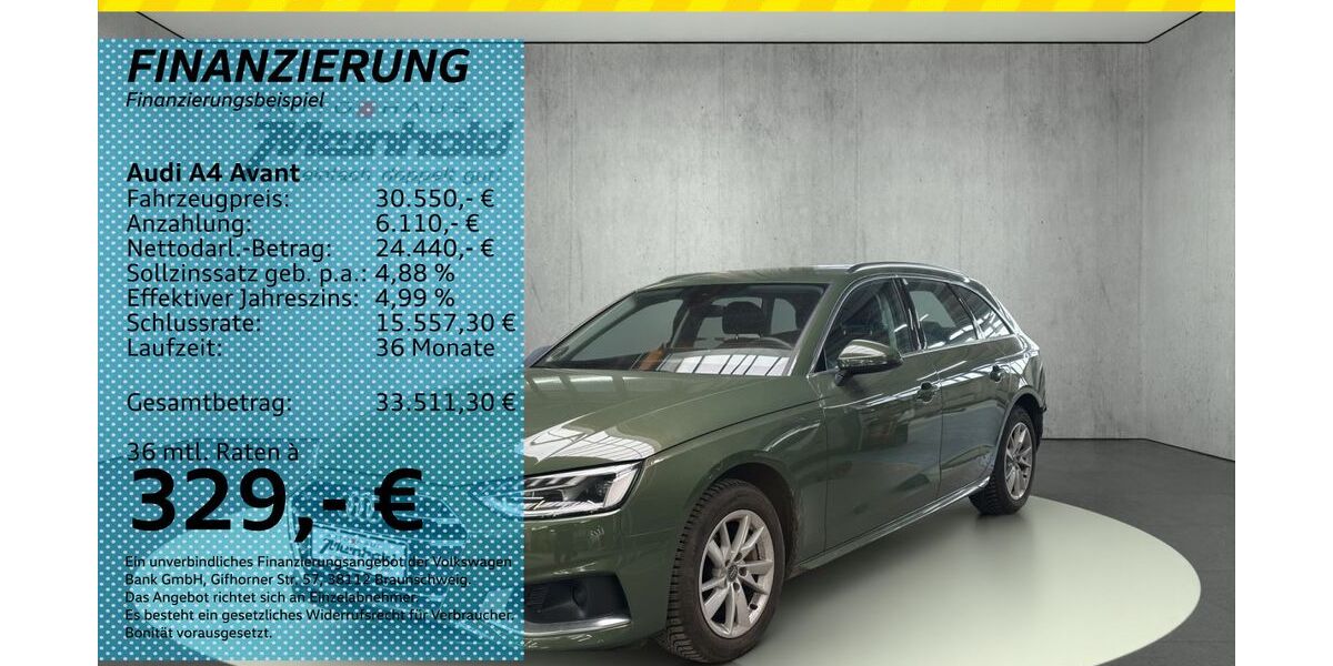 Audi A4 38.990 km 30.550 &euro; Auerbach/Rebesgrün 08209