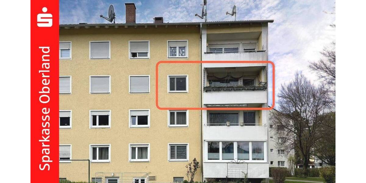 Etagenwohnung Schongau - 3 Zimmer, 72 m&sup2;, 200.000&euro; | Angebot:26486099