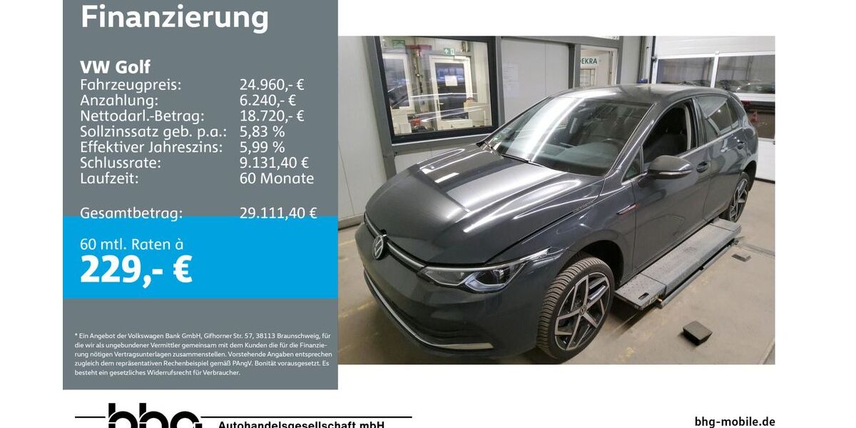 VW Golf 58.336 km 24.960 &euro; Reutlingen 72770