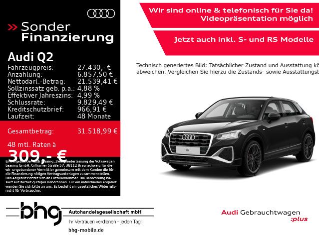 Audi Q2 58.482 km 26.360 € Freiburg 79115