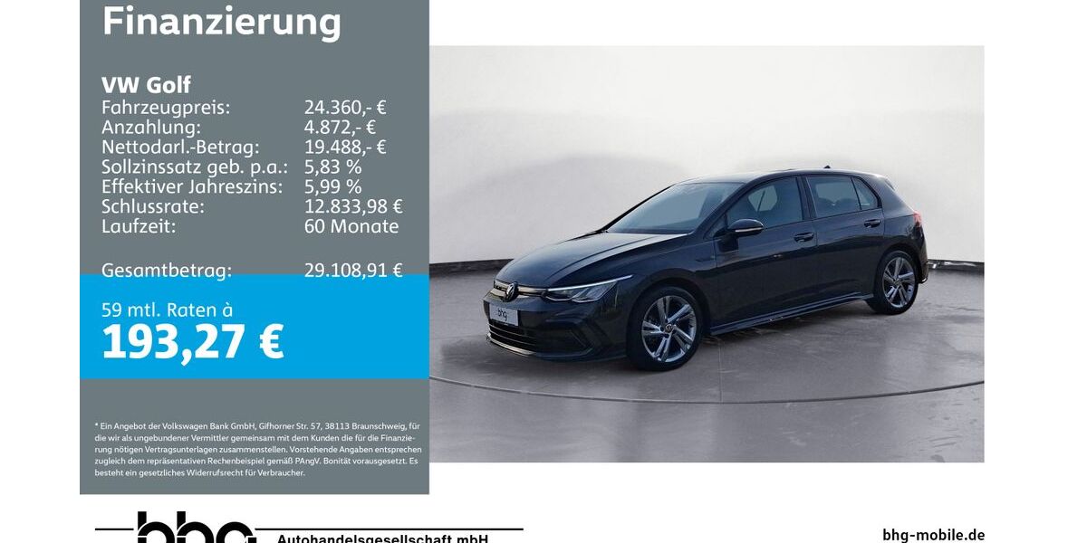 VW Golf 18.069 km 24.360 &euro; Freiburg 79115