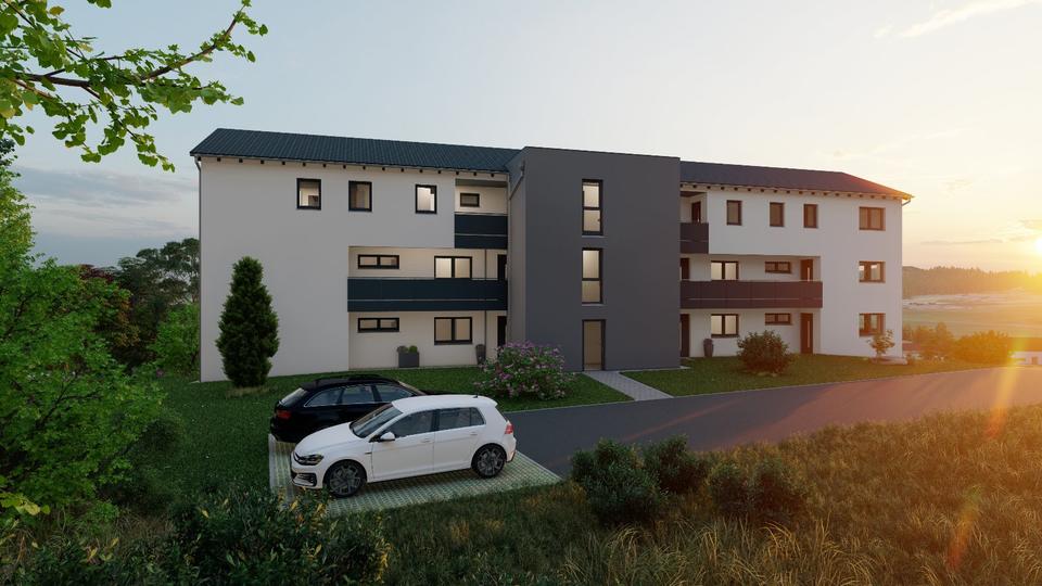 Vermiete helle 3-Zimmer-Wohnung in Hunderdorf (Neubau) 3 zimmer