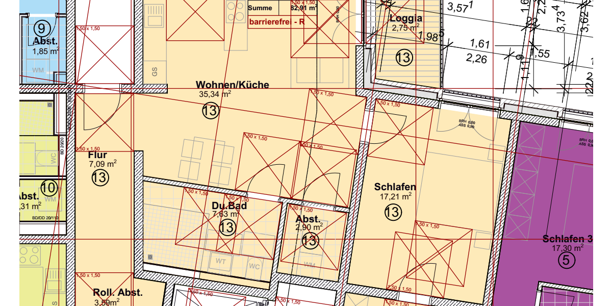 Altersgerechtes Wohnen+ Steuern sparen durch Sonderabschreibungen im KFW 40 QNG Energiesparhaus - Etagenwohnung Trier Feyen-Weismark | Angebot:26313245