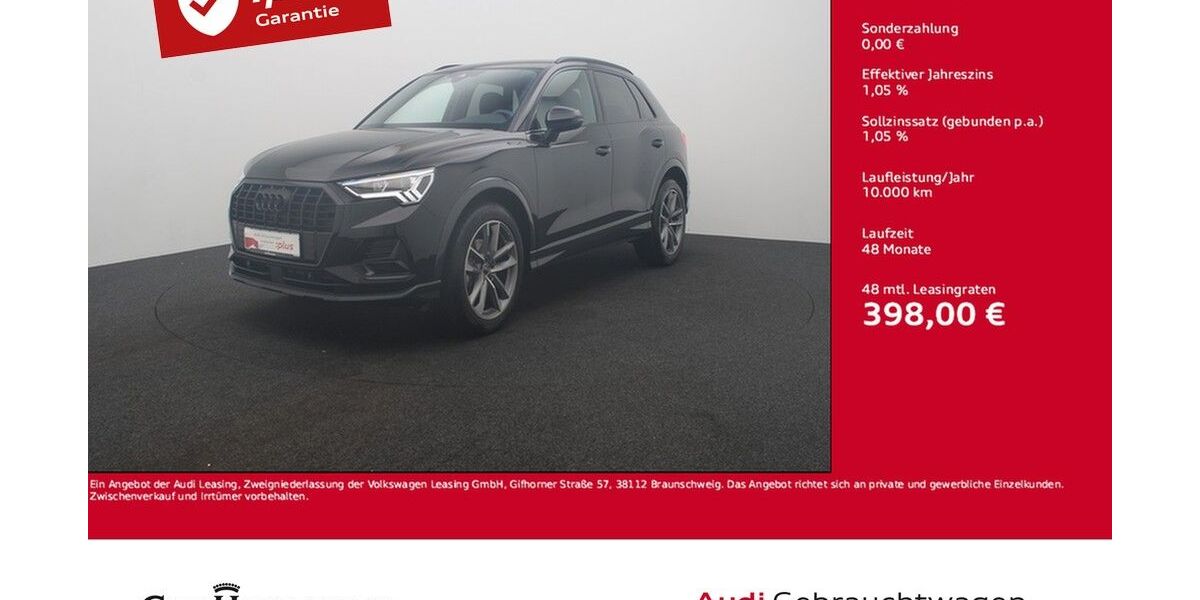 Audi Q3 3.896 km 45.380 € Karlsruhe 76131