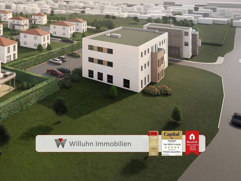 3 Geschosse, GRZ 0,6, ausreichend Parkplätze oberirdisch möglich, 225 €m²