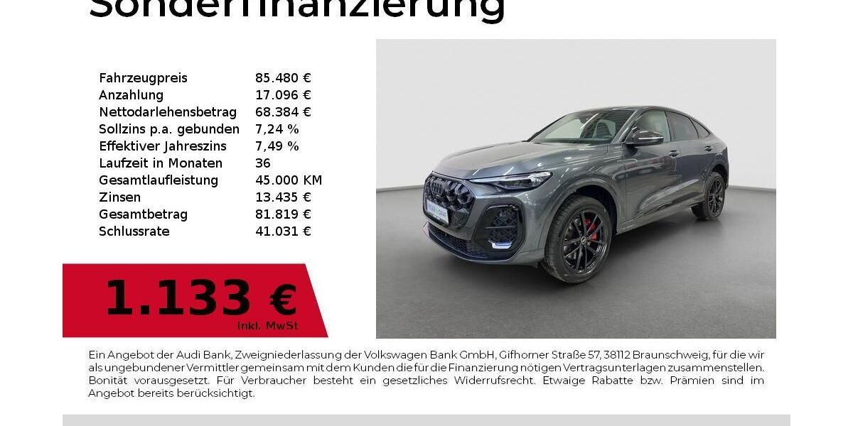 Audi Q5 4.900 km 84.480 &euro; Fürth 90763