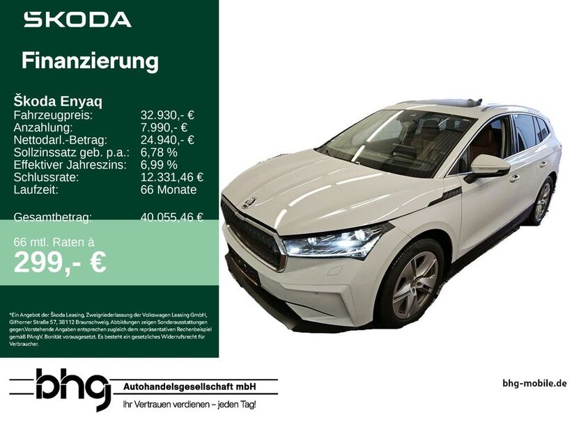 Skoda Enyaq 29.986 km 32.930 € Kehl 77694