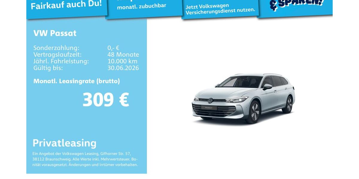 VW Passat 12.170 km 30.484 &euro; Mannheim 68309