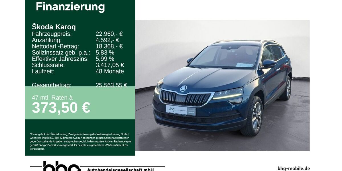 Skoda Karoq 65.773 km 22.460 &euro; Reutlingen 72770