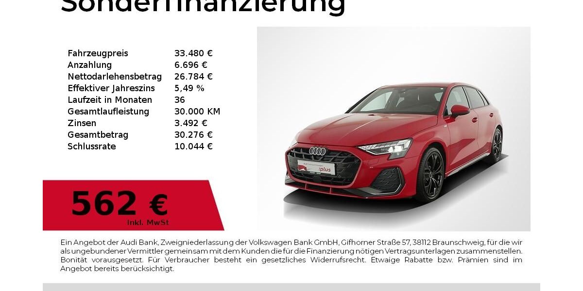 Audi A3 17.930 km 33.480 &euro; Nürnberg 90441