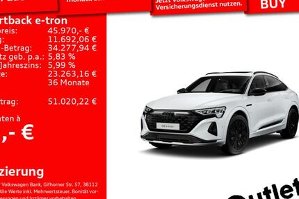 Audi Q8 e-tron 70.961 km 45.970 &euro; Senden 89250