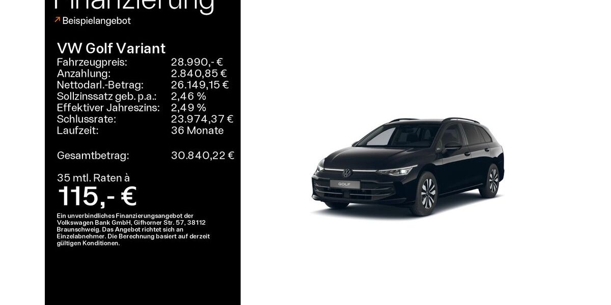 VW Golf 8.003 km 28.990 &euro; Haßfurt 97437