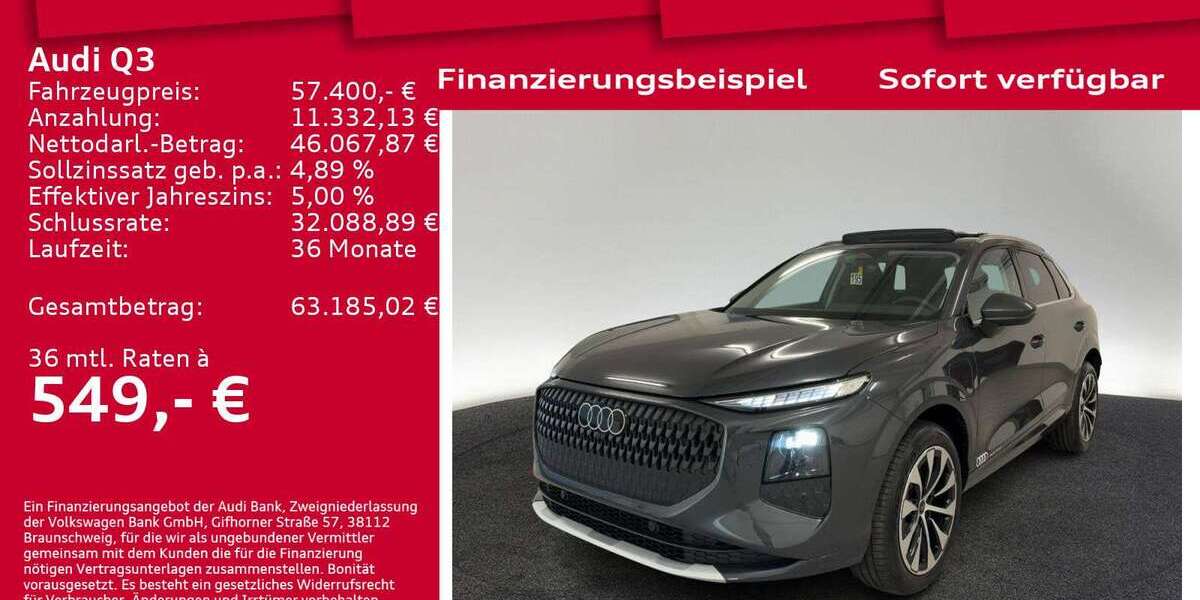 Audi Q3 6.001 km 57.400 &euro; Berlin 12489