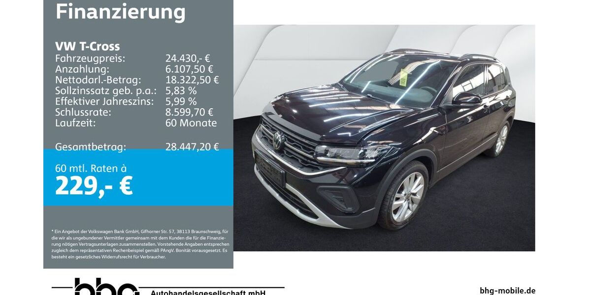 VW T-Cross 25.407 km 24.430 &euro; Durmersheim 76448