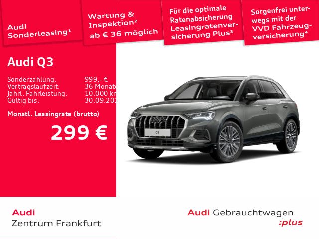 Audi Q3 8.592 km 36.470 &euro; Frankfurt am Main 60314