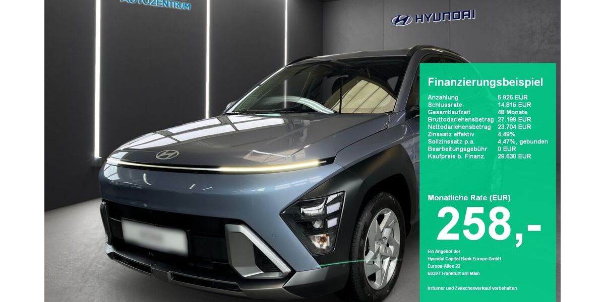 Hyundai KONA 1.288 km 29.630 &euro; Bad Soden-Salmünster 63628