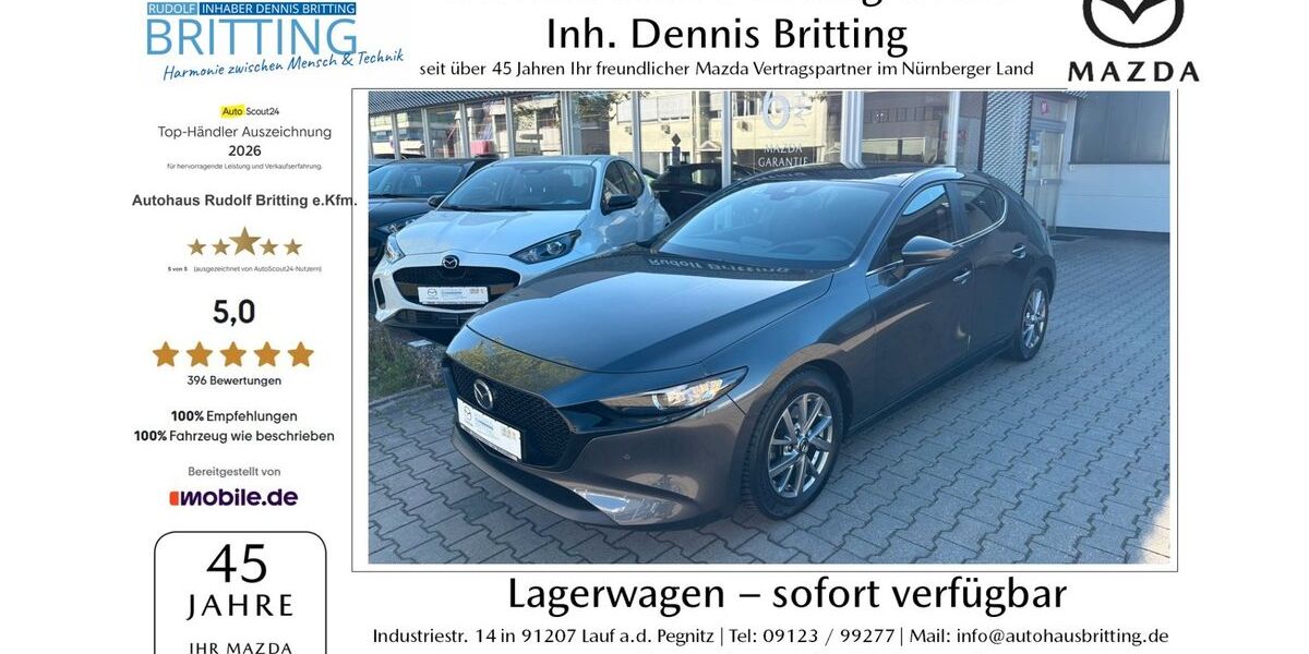 Mazda 3 69.800 km 18.990 &euro; Lauf 91207