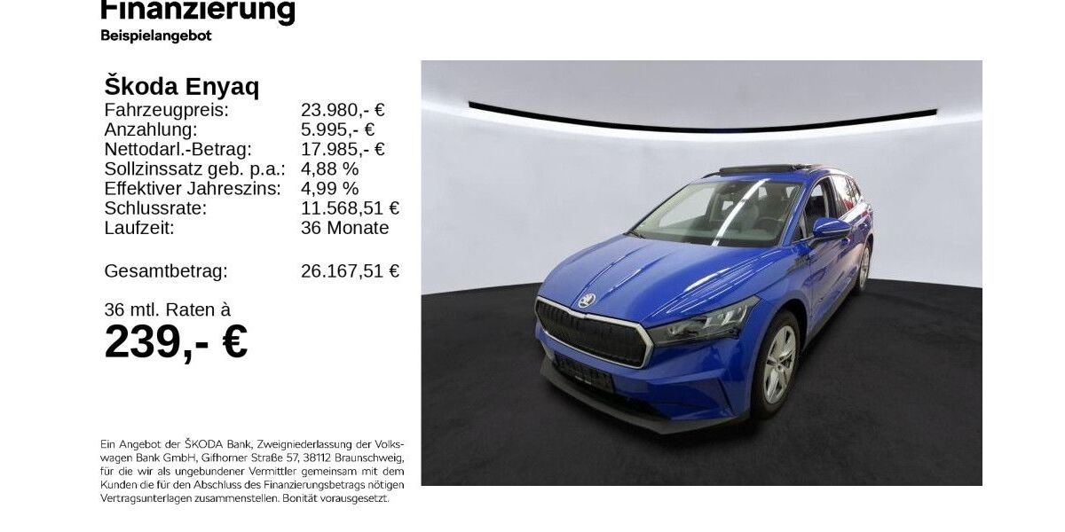 Skoda Enyaq 25.140 km 23.690 &euro; Gifhorn 38518