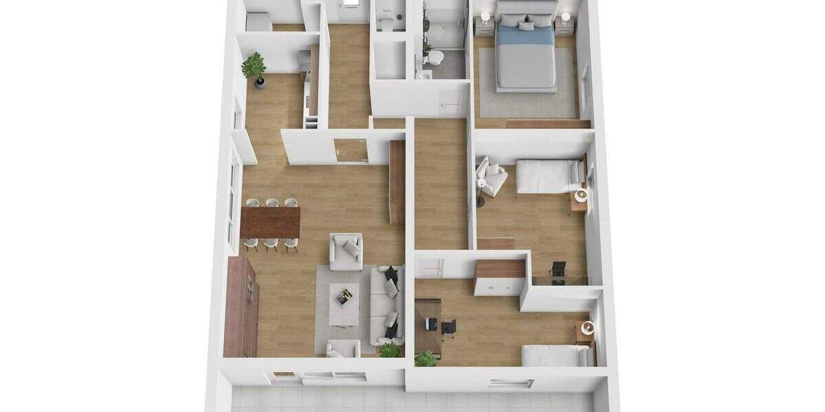 Etagenwohnung Tirschenreuth - 5 Zimmer, 104 m&sup2;, 208.000&euro; | Angebot:24657152