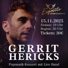 Gerrit Hericks 15.11.2025 Esposito Drink & Dance