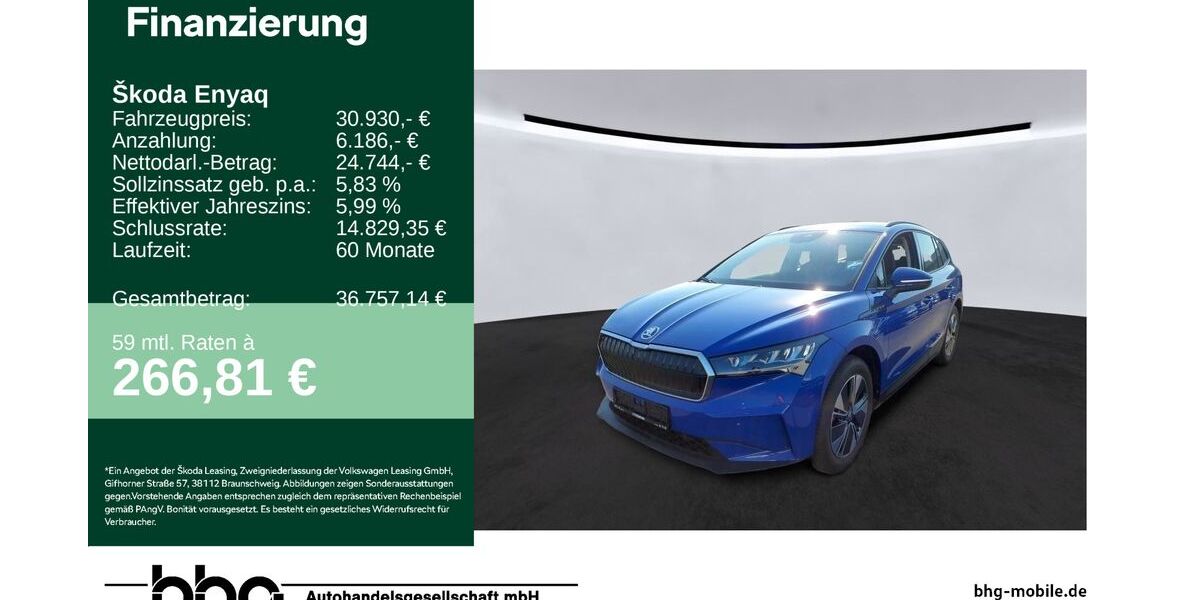 Skoda Enyaq 18.257 km 30.930 &euro; Reutlingen 72770