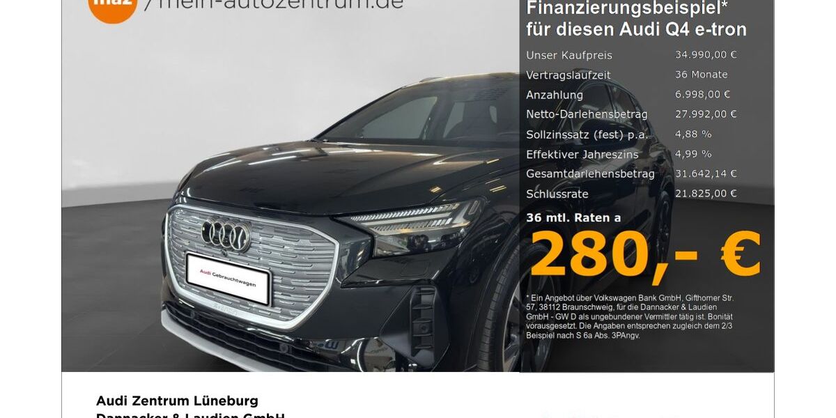 Audi Q4 e-tron 55.130 km 33.920 &euro; Lüneburg 21337